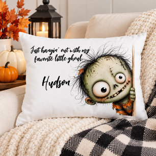 Cojín Decorativo "Solo estoy colgado Zombie Lindo"