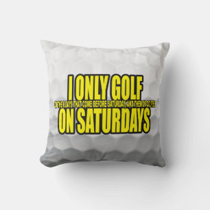 Cojín Decorativo Solo Juego Golf los Sábados