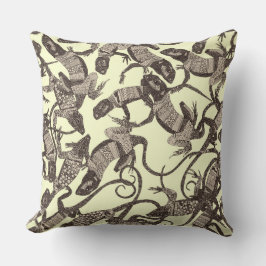 Cojín Decorativo sólo lagartijas naturales