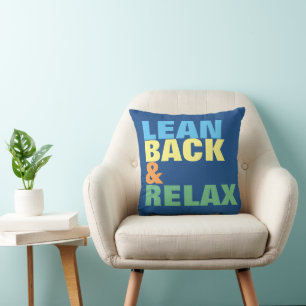 Cojín Decorativo Sólo las buenas vibraciones de Lean Back y Relax
