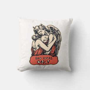 Cojín Decorativo Solo malas ideas - Vintage Gótico