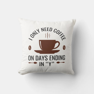 Cojín Decorativo Solo necesito café