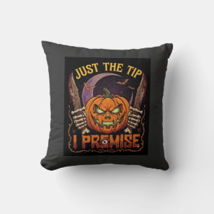 Cojín Decorativo Solo Punta Premisa Halloween Calabaza Cuchillos Sa