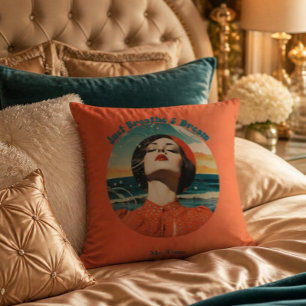Cojín Decorativo Sólo Respira Y Sueña Tiempo Retro Para Mí