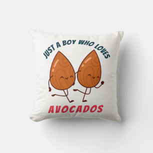 Cojín Decorativo Solo un chico que ama los aguacates