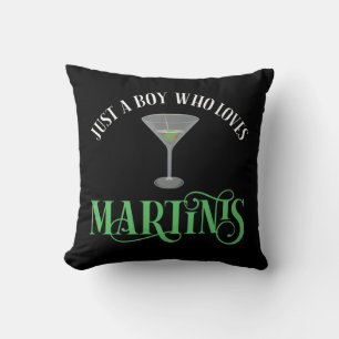 Cojín Decorativo Solo un chico que ama los Martinis