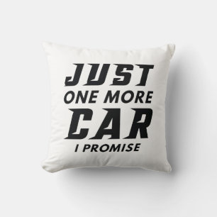Cojín Decorativo Sólo un coche más, lo prometo