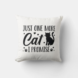 Cojín Decorativo Sólo un gato más que prometo