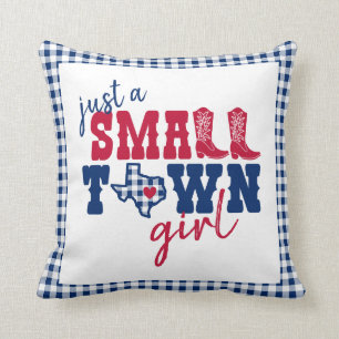 Cojín Decorativo Sólo un pequeño Chica - Texas