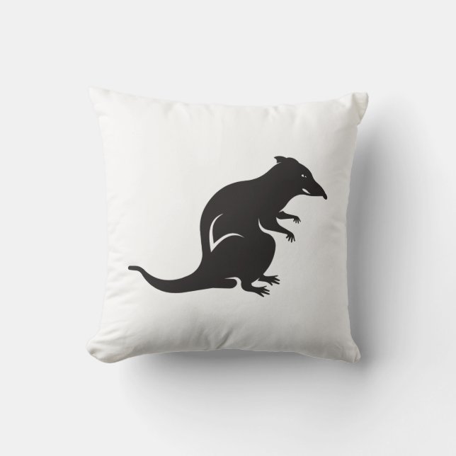 Cojín Decorativo Sólo una rata (Anverso)