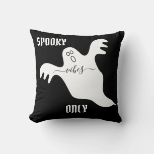 Cojín Decorativo SÓLO VIBRAS ESPELUZNANTES PERSONALIZADAS Fantasma 