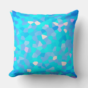 Cojín Decorativo Sombras cristalizadas de azul