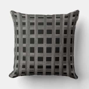 Cojín Decorativo Sombras de plástico gris