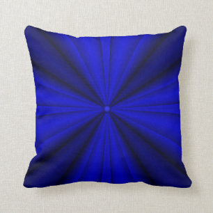 Cojín Decorativo Sombras de pliegues azules
