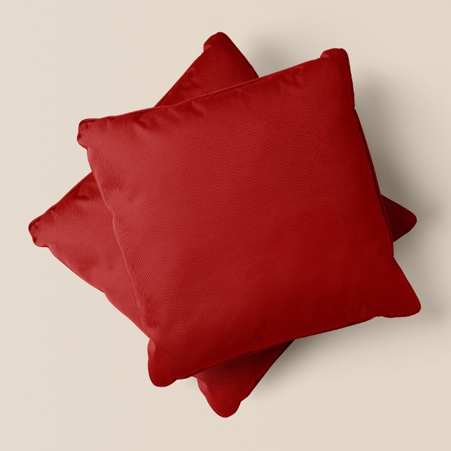 Cojín Decorativo Sombras De Rojo Profundo - #900505 - (Shades Of Red - Deep Red - #900505 - Throw Pillow)