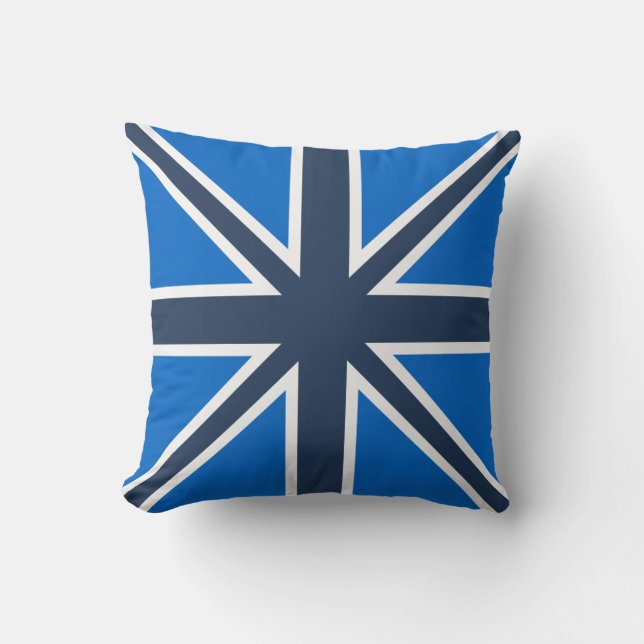 Cojín Decorativo Sombras de unión azul Jack Pillow (Anverso)