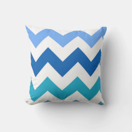 Cojín Decorativo Sombras de Zag azul Pillow Chevron