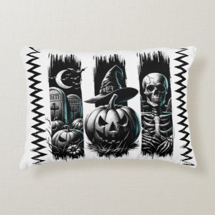 Cojín Decorativo Sombras divididas - Un trío de terror