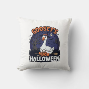 Cojín Decorativo Sombrero de bruja de ganso de Halloween de Gooseys