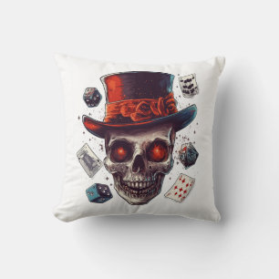Cojín Decorativo Sombrero de Mago Calavera