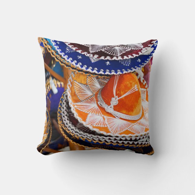 Cojín Decorativo sombrero mexicano (Anverso)