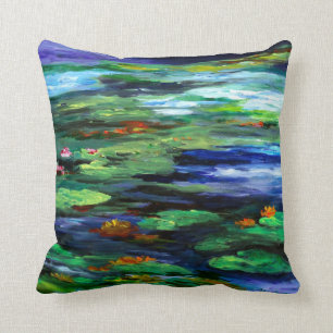 Cojín Decorativo Somnolencia 2010 del lirio de agua