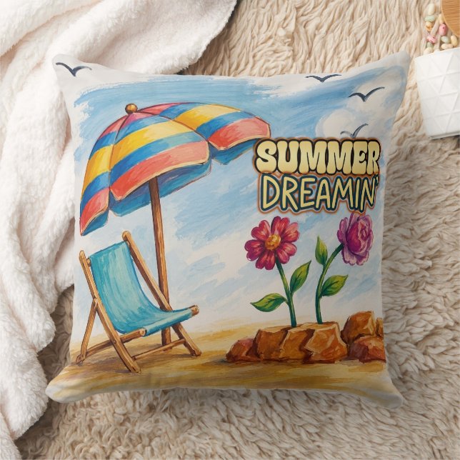 Cojín Decorativo Soñando de Verano (Manta)