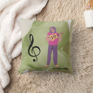 Cojín Decorativo Soñando en melodía 