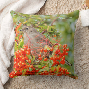 Cojín Decorativo Songbird de Solitaire Townsend en Pyracantha
