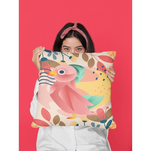 Cojín Decorativo Songbird Tropical En Paraíso (Subido por el creador)