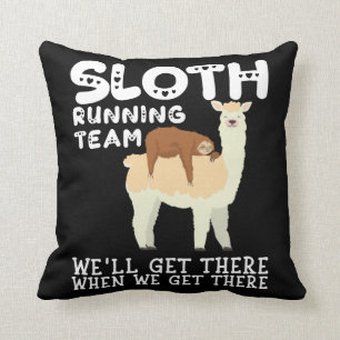 Cojín Decorativo Soñoliento sarcástico del sarcasmo del equipo de