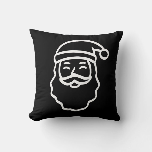 Cojín Decorativo Sonríe con Santa (Anverso)