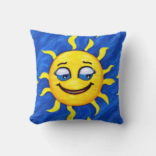 Cojín Decorativo Sonriente cara Sunny Sun