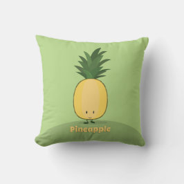 Cojín decorativo sonriente de la piña el |