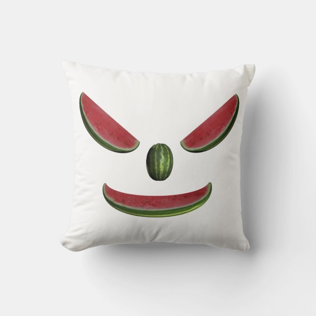 Cojín Decorativo Sonriente Melon Face (Anverso)