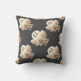 Cojín Decorativo Sonrisa fantasma de Halloween