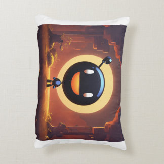 Cojín Decorativo Sonrisa negra: Pillow