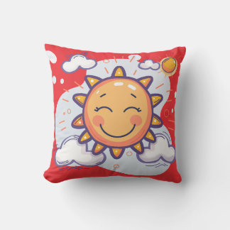 Cojín decorativo Sonrisas Sunny - ¡Brilla Cualquie