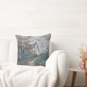 Cojín Decorativo "Sopa de Calabaza - Un Cottage Inglés"