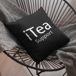 Cojín Decorativo Soporte iTea - Un juego de palabras para bebedores