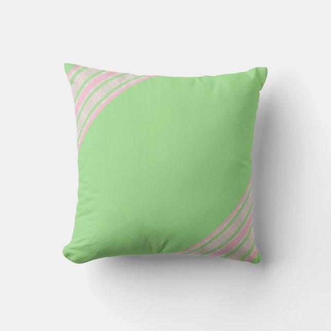 Cojín Decorativo Sorbete de Menta (Anverso)