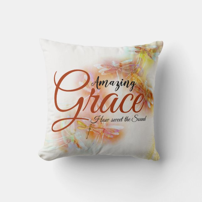 Cojín Decorativo Sorprendente gracia Flageladoras acuarelas (Anverso)