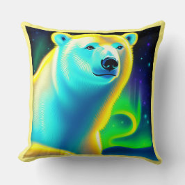 Cojín Decorativo Sorprendente oso polar.