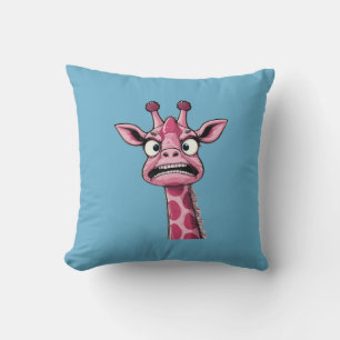 Cojín Decorativo Sour Face Pink Giraffe