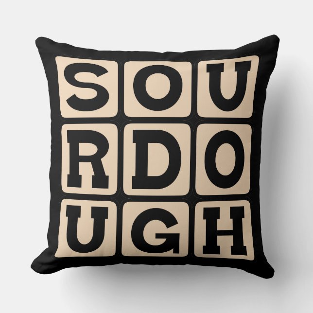 Cojín Decorativo Sourdough, San Francisco Bread (Anverso)