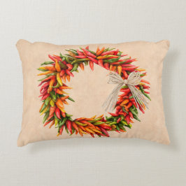 Cojín Decorativo Southwest Colorful Chile Pepper Ristra Wreath