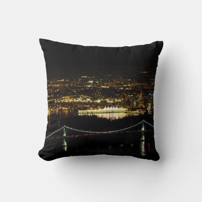 Cojín Decorativo Souvenirs de Vancouver Personalizados para Pillow (Anverso)