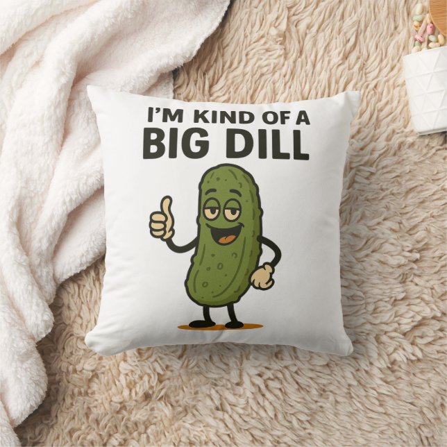 Cojín Decorativo Soy como un Gran Dill (Manta)