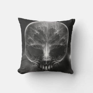 Cojín Decorativo Soy Doom Fractal Skull