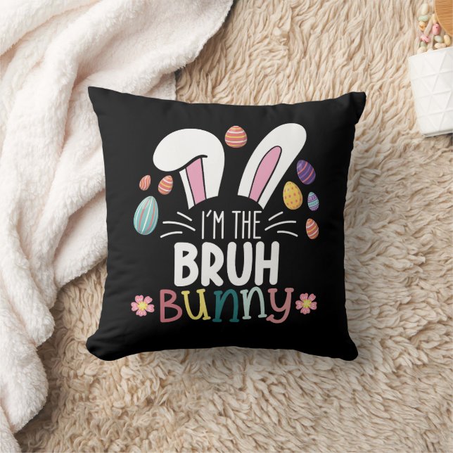 Cojín Decorativo Soy el conejo Bruh de Pascua coincidente (Manta)